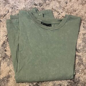 Green ASOS tee